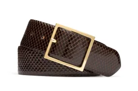 Anaconda Belt with Gold Buckle
