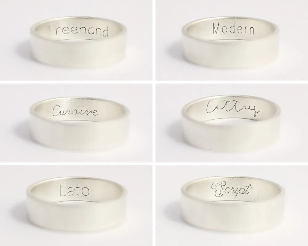 Asymmetrical Facets Ring in Rose Gold - Narrow