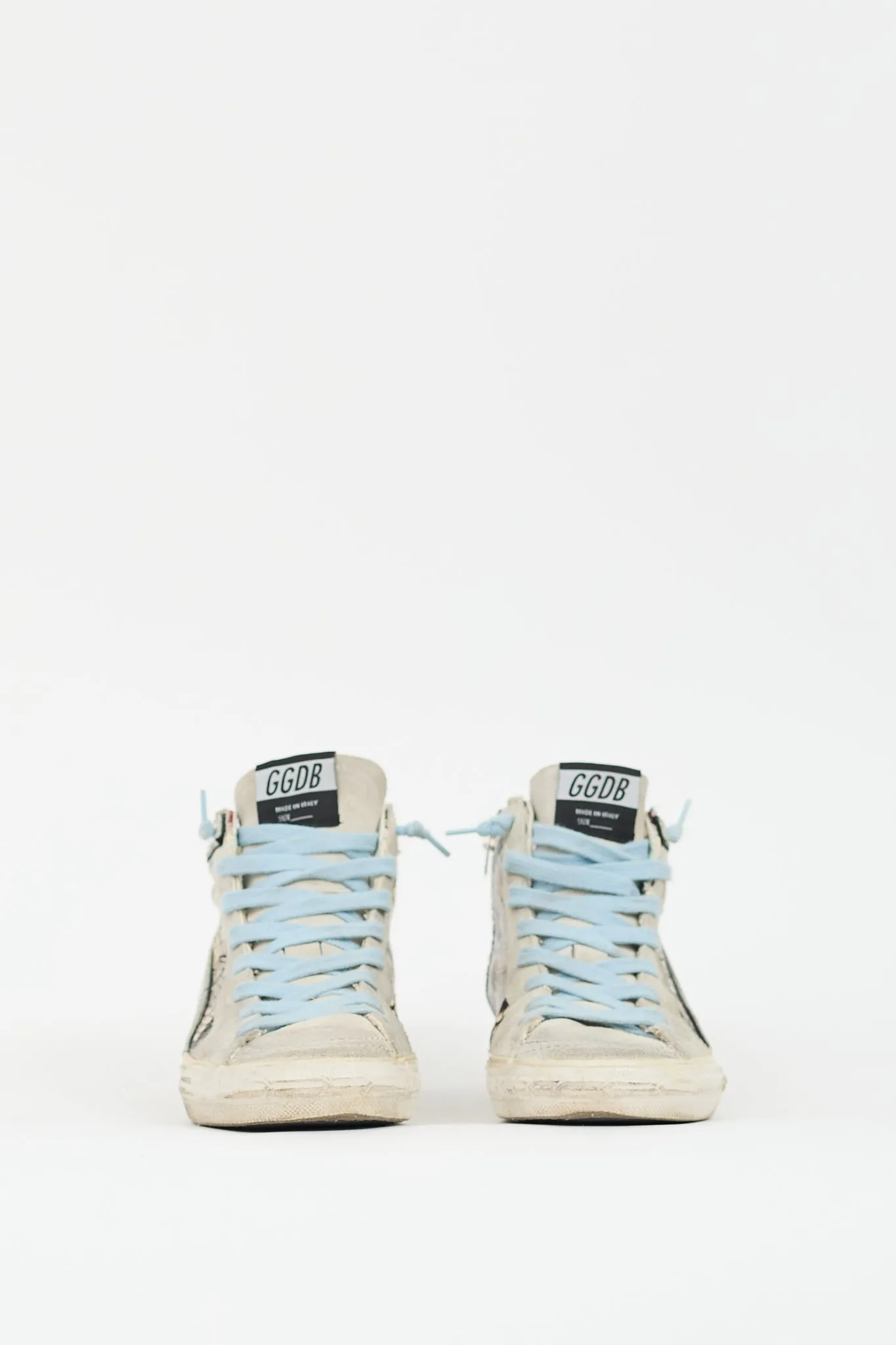 Beige & Multi Suede & Embossed Leather Slide Sneaker