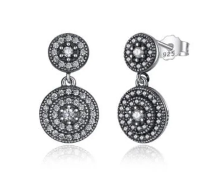 CHARLOTTE STERLING SILVER EARRINGS