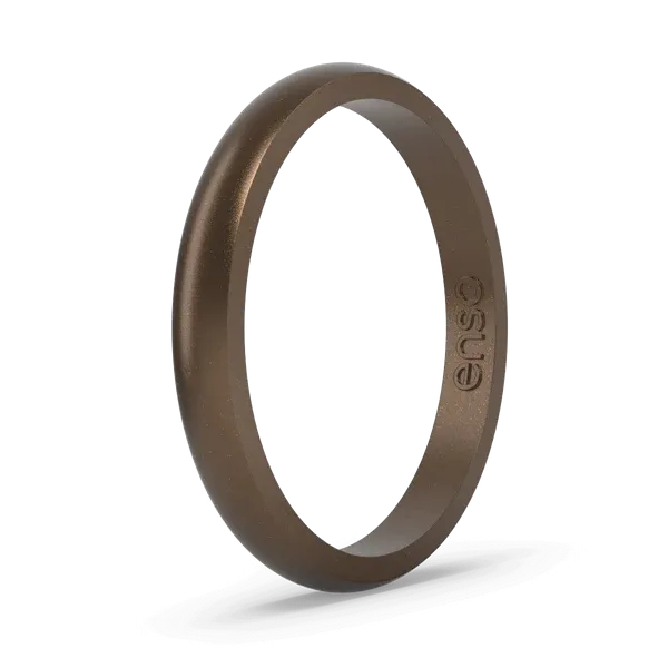 Elements Classic Halo Silicone Ring - Meteorite