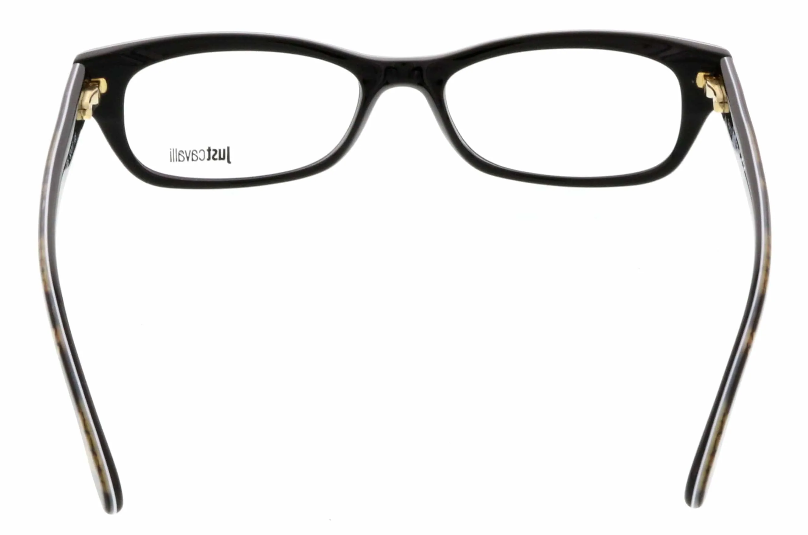 Just Cavalli JC0473/V 005 Brown Snakeskin Print Rectangle Optical Frames