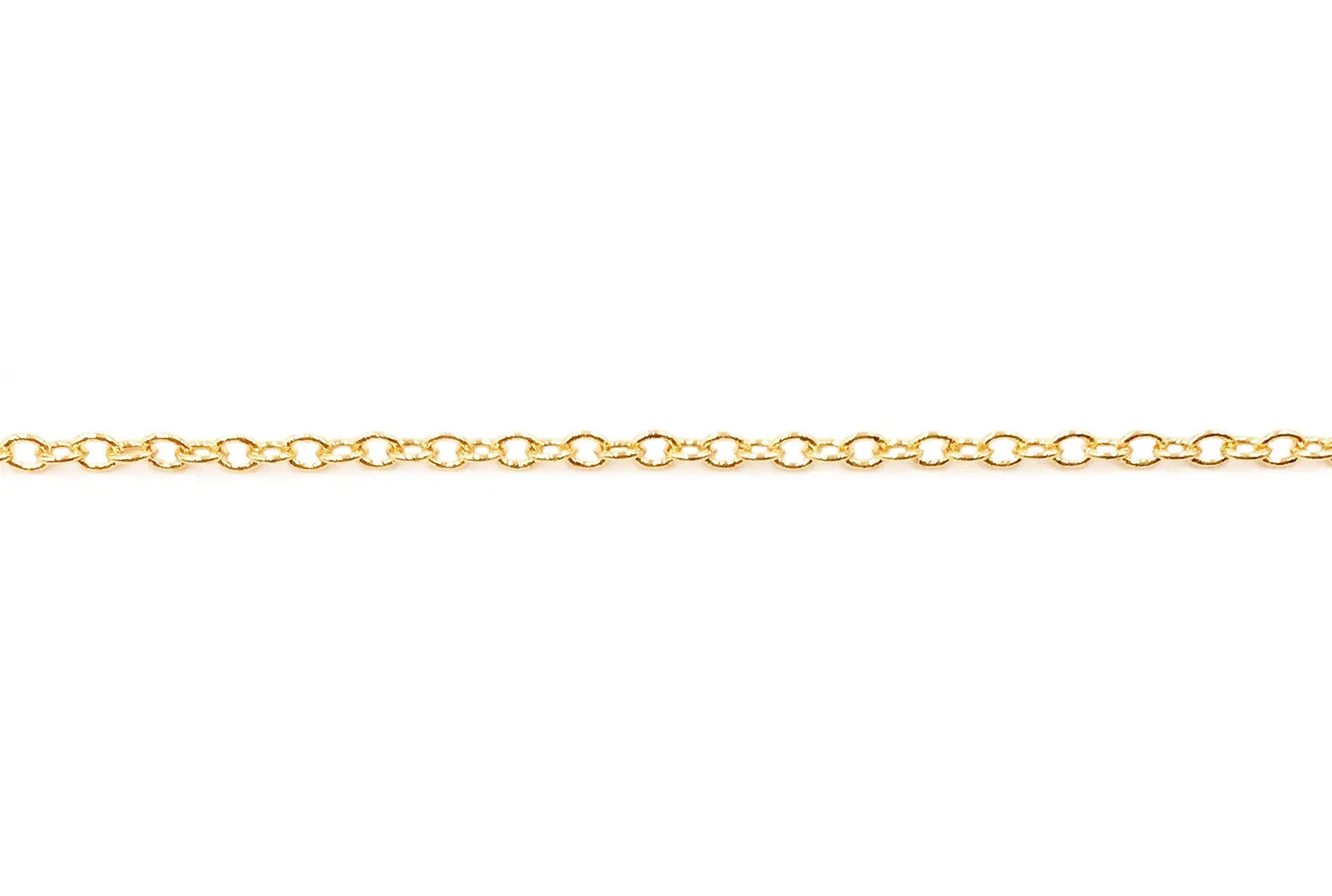 MC1082  18 Karat Gold Plated Cable Chains