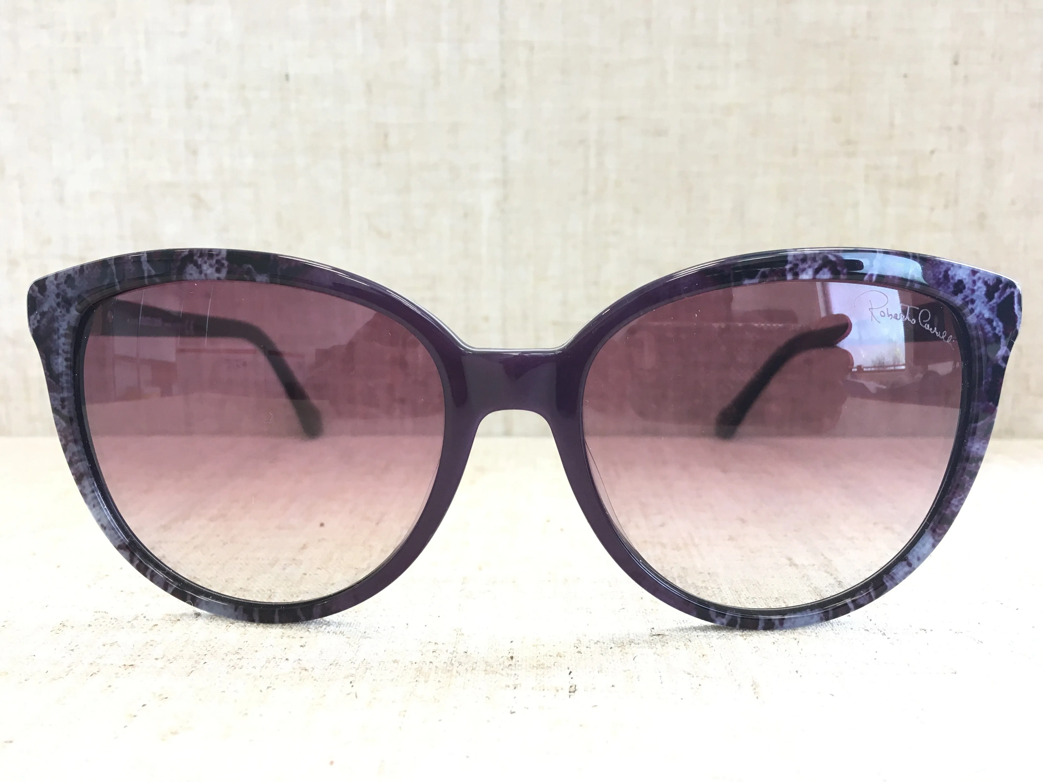 Roberto Cavalli RC986S 83Z Purple  Round Sunglasses