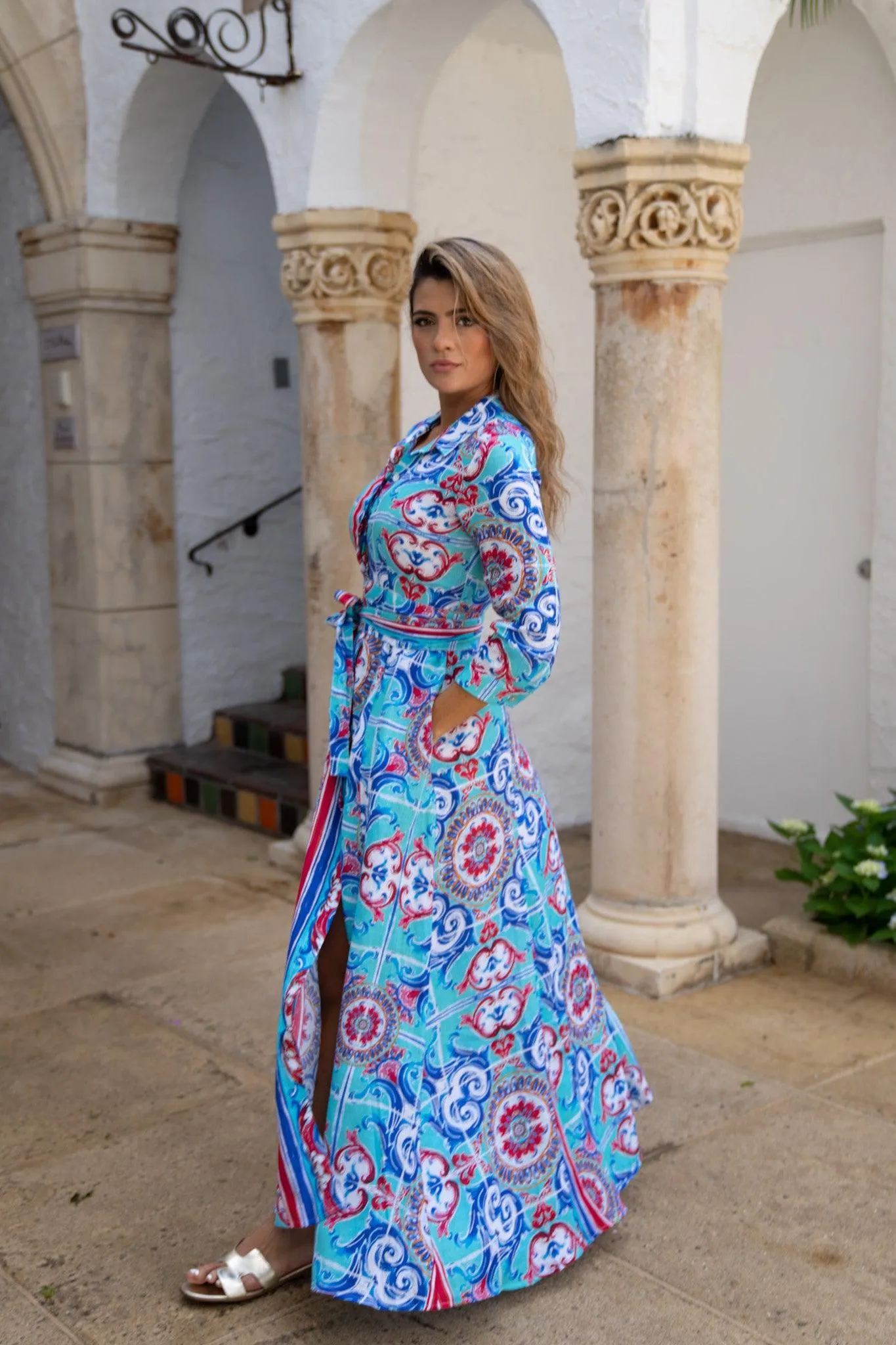 Shirt Dress Printed