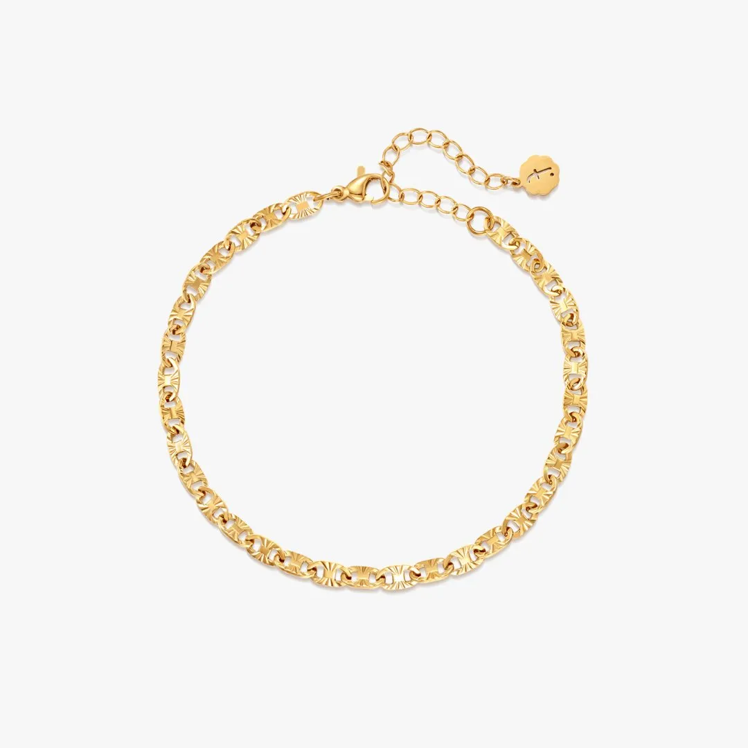 Zendaya Sunburst Anklet (Greek Inspired Collection)